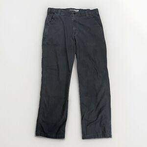 Carhartt Pants Mens 36 X 32 Gray Relaxed Fit Rugged Flex Canvas Work Jeans